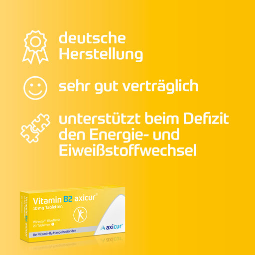 VITAMIN B2 AXICUR 10 mg tablets - UKDorf