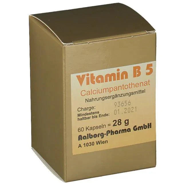 VITAMIN B5 CAPSULES, calcium pantothenate - UKDorf