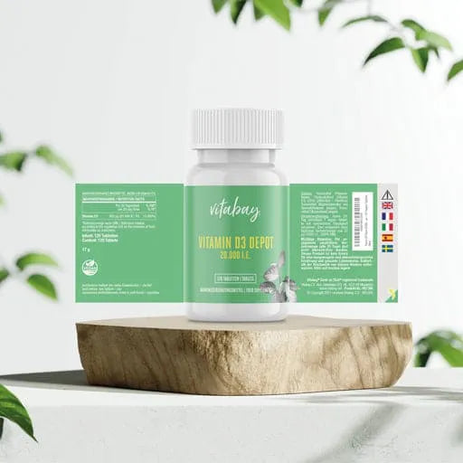 VITAMIN D3 DEPOT 20,000 IU cholecalciferol tablets - UKDorf