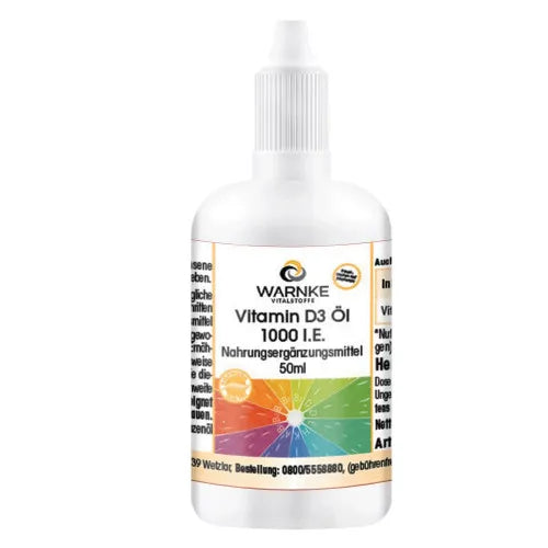 VITAMIN D3 OIL 1000 IU 50 ml - UKDorf