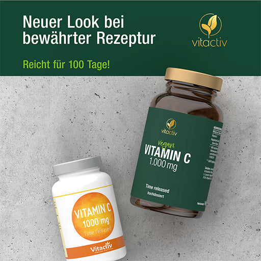 VITAMIN C 1000mg Time Released Tablets - UKDorf