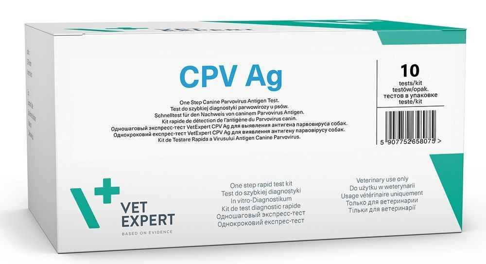 VetExpert Rapid CPV Ag Test for rapid diagnostics
