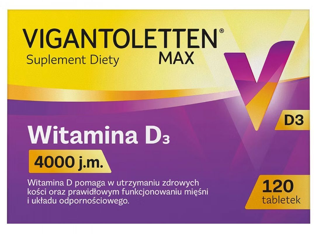 Vigantoletten Max 4000 IU 120 tablets