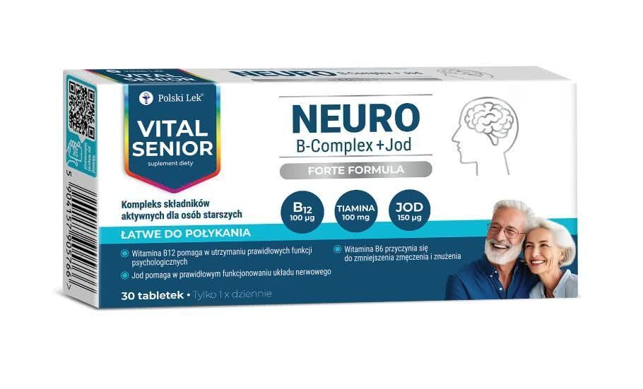 Vital Senior Neuro B-Complex + Iodine 30 tablets