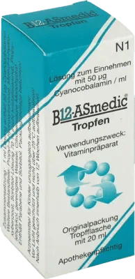 Vitamin B12 ASMEDIC cyanocobalamin drops - UKDorf