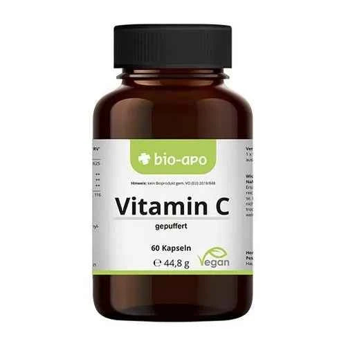 Vitamin C buffered capsules, high dose, acid-free, vegan