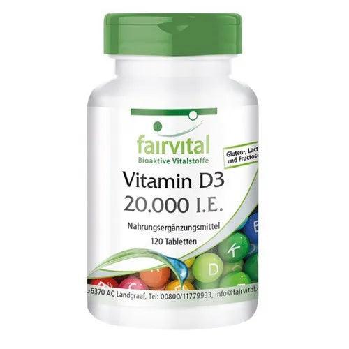 Vitamin D3 20,000 IU 120 pc - UKDorf