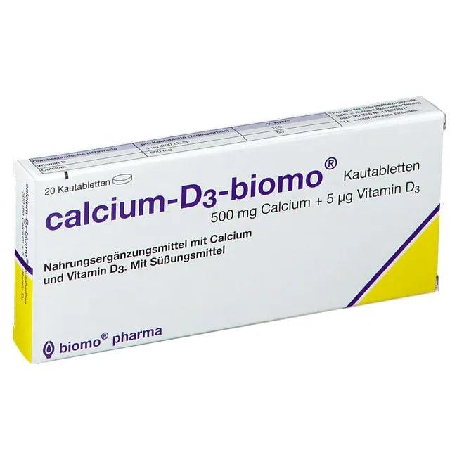 Chewable calcium uk, CALCIUM-D3-biomo chewable tablets 500+D - UKDorf