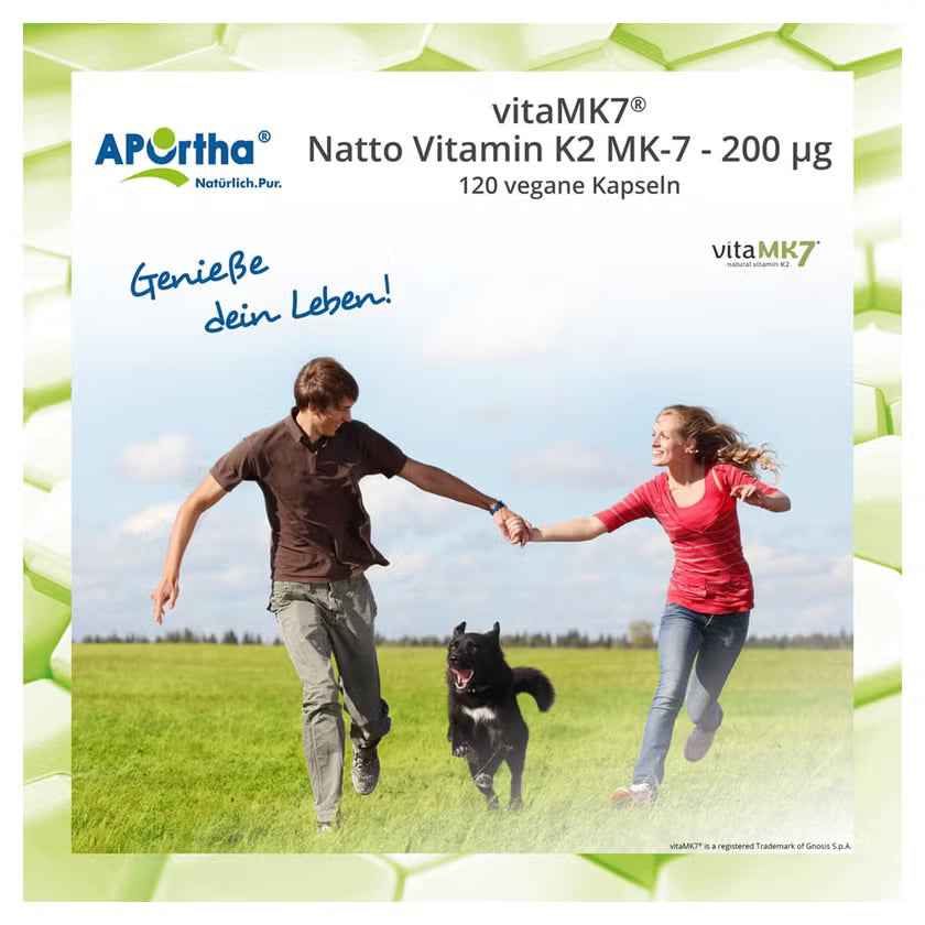 Vitamin MK-7 Vitamin K2-MK-7 200 µg caps.
