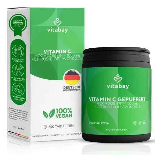 Vitamin C + Bioflavonoids 1000 mg vegan high dose