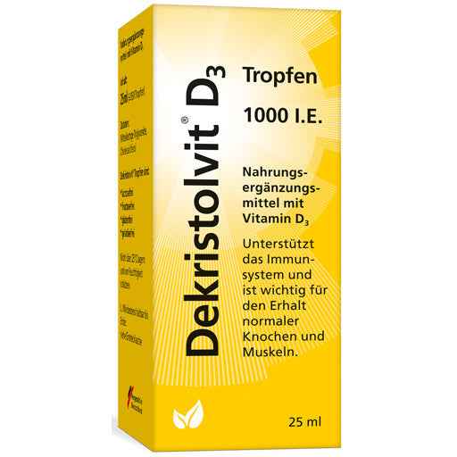 Vitamin D3 DEKRISTOLVIT D3 1000 IU drops