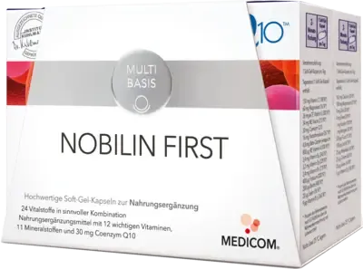 Vitamins, 11 minerals, coenzyme Q10, NOBILIN First combination pack capsules - UKDorf