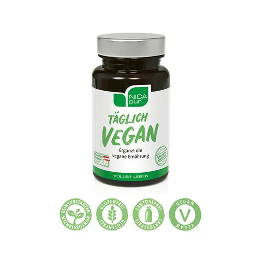 Vitamin supplements for vegans, vegan vitamin d, Daily vegan capsules - UKDorf
