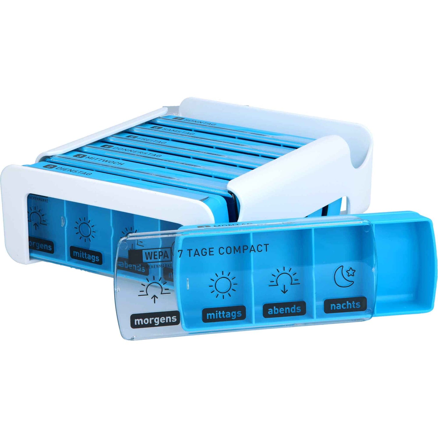 WEPA 7 Days Compact Weekly Magazine white/blue