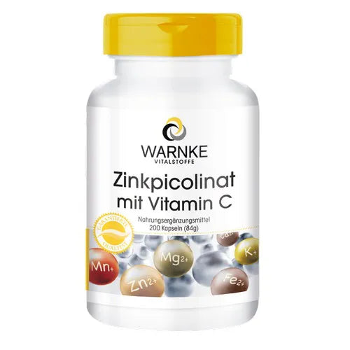 ZINC PICOLINATE with Vitamin C Capsules - UKDorf