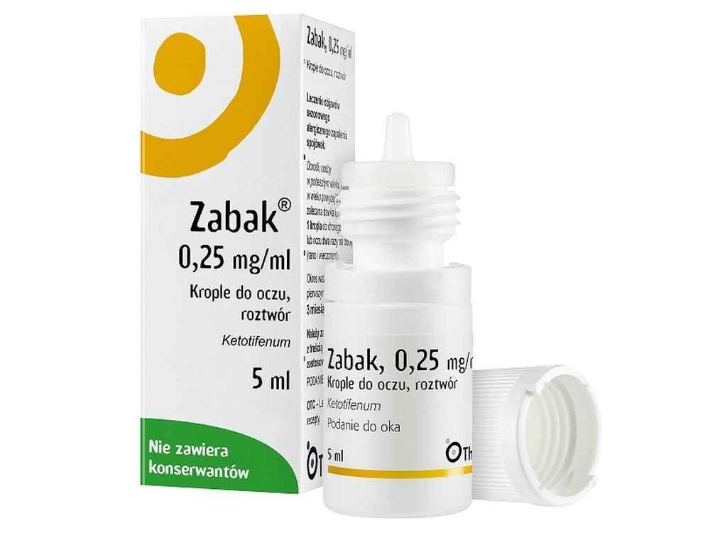 Zabak Eye drops 0.25mg 5ml