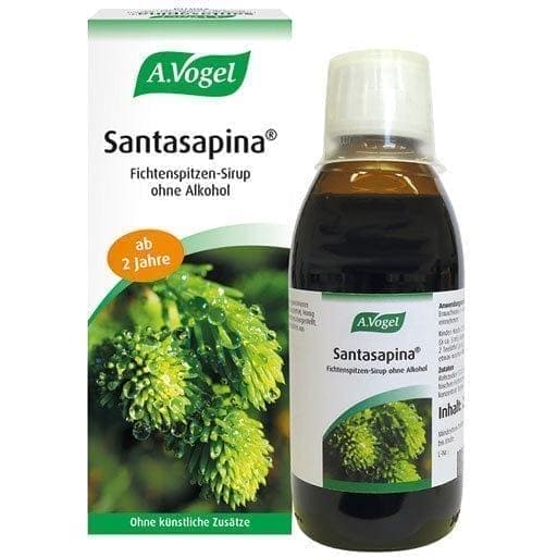 A.VOGEL Santasapina without alcohol Red fir syrup, Santasapina syrup - UKDorf