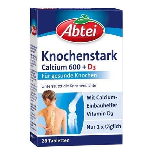 ABBEI Bone Strong Calcium 600+D3 tablets - UKDorf
