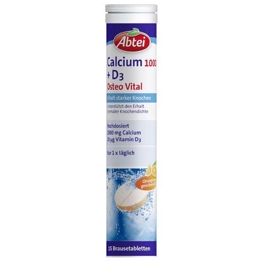 ABBEI Calcium 1000+D3 Osteo Vital effervescent tablets - UKDorf