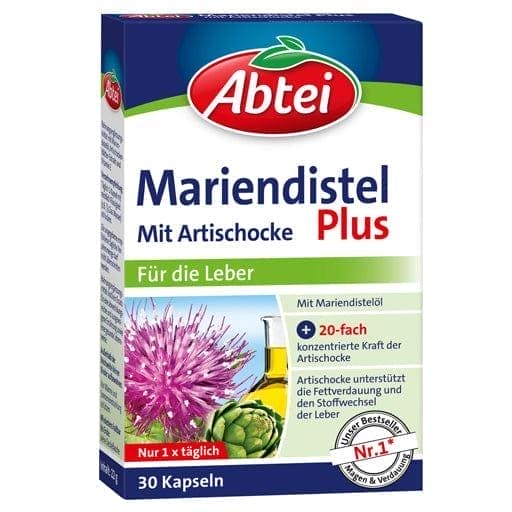 ABBEI Milk Thistle Plus capsules Artichoke TF - UKDorf