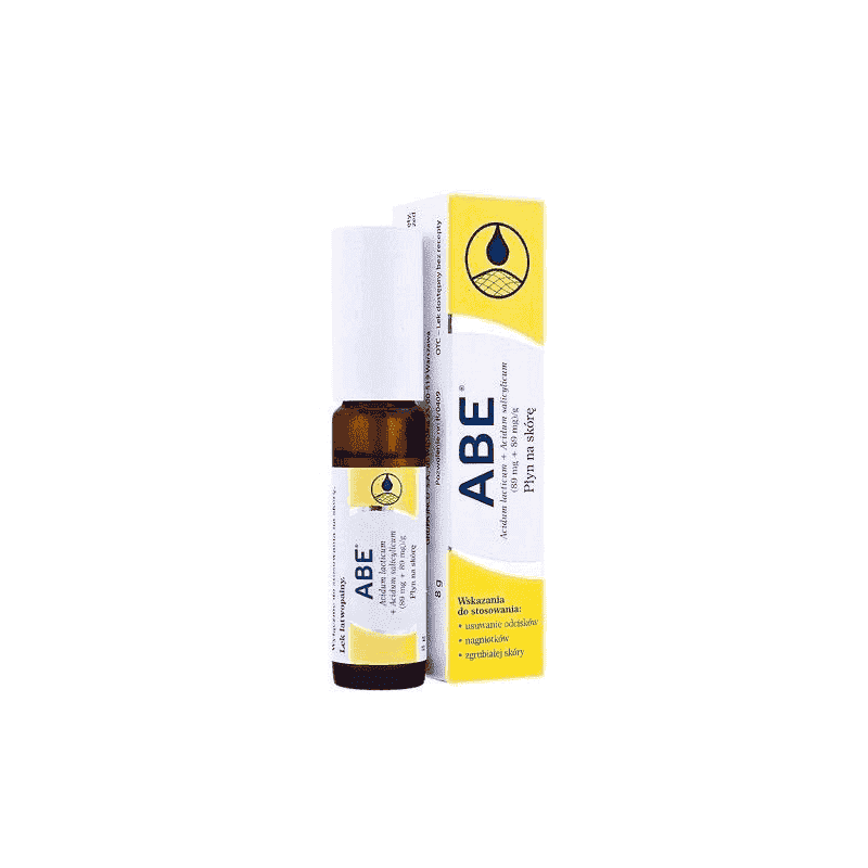 ABE liquid, thickening of skin, Lactic, salicylic acid, turpentine, castor oil, iodine - UKDorf