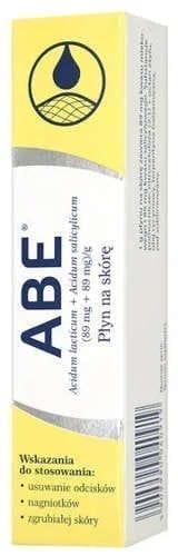 ABE liquid, thickening of skin, Lactic, salicylic acid, turpentine, castor oil, iodine - UKDorf