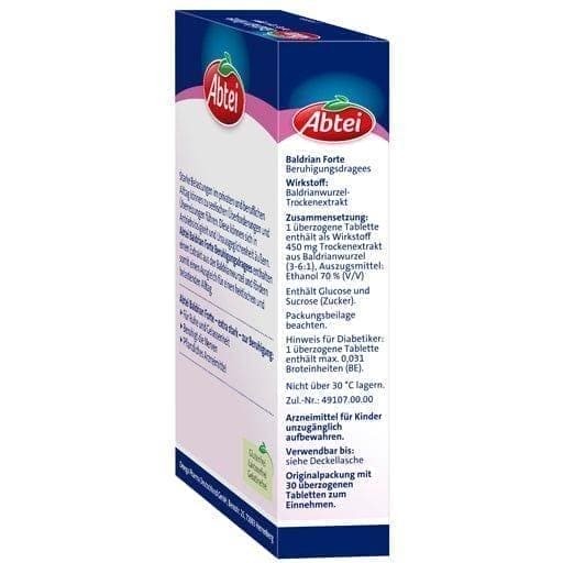 ABTEI Valerian forte, nervous system Nervous restlessness, Sleep disorders - UKDorf