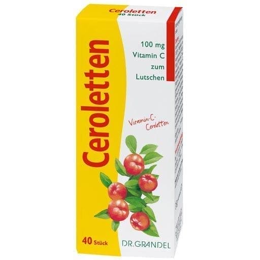 Acerola fruit powder, vitamin C, CEROLETTEN Grandel lozenges - UKDorf