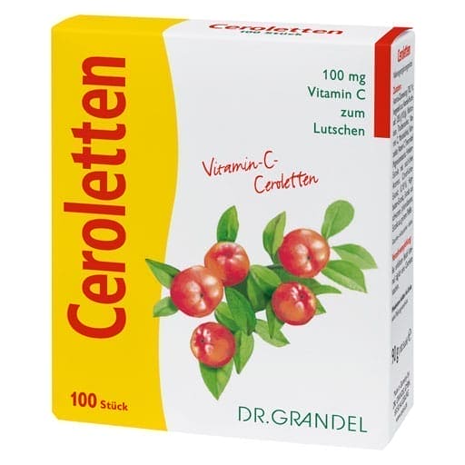 Acerola fruit powder, vitamin C, CEROLETTEN Grandel lozenges - UKDorf