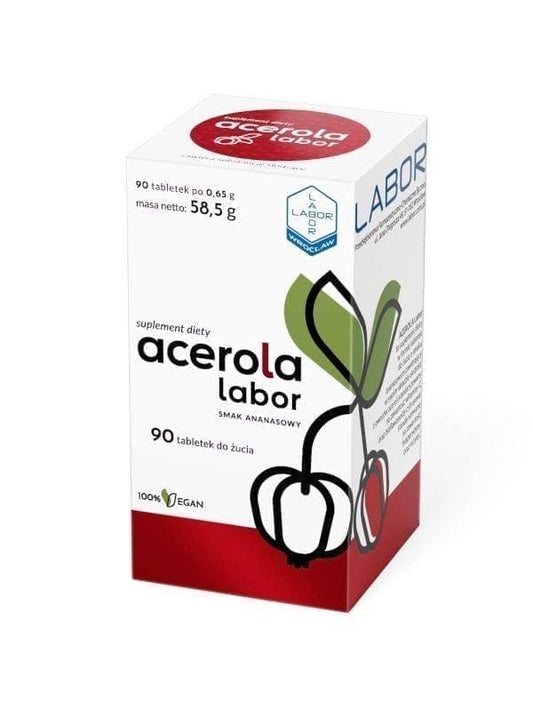 Acerola Labor 90 chewable, hesperidin and rutin - UKDorf