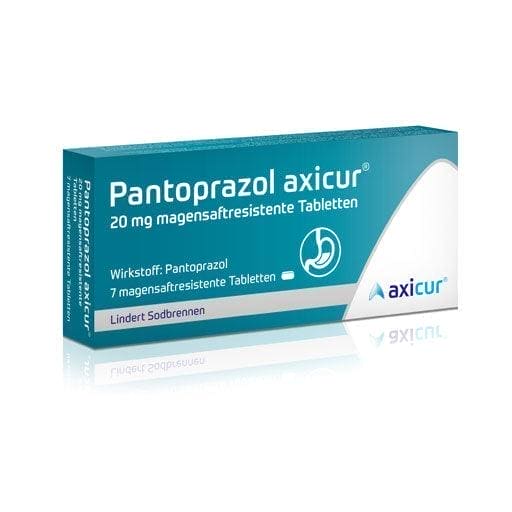 Acid reflux treatment, PANTOPRAZOLE axicur 20 mg gastric juice tablets - UKDorf
