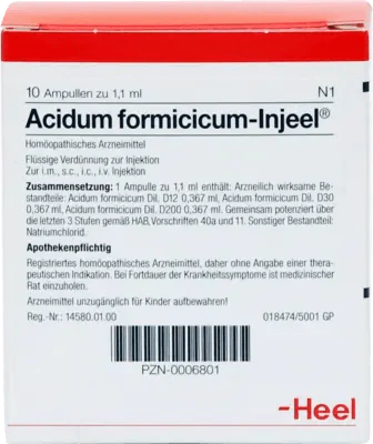 ACIDUM FORMICICUM INJEEL ampoules - UKDorf