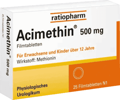 ACIMETHIN, urinary tract infections, methionine, urinary acidifiers - UKDorf