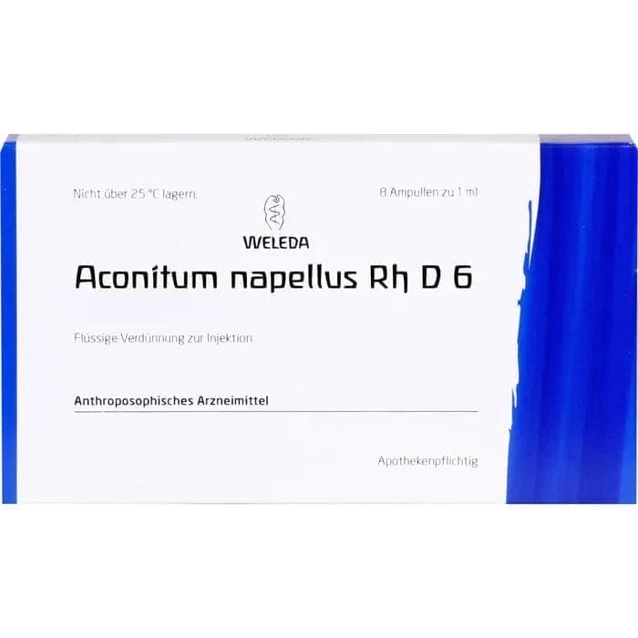 ACONITUM NAPELLUS ampoules, gastroenteritis, Anxiety, increased sensitivity to pain - UKDorf