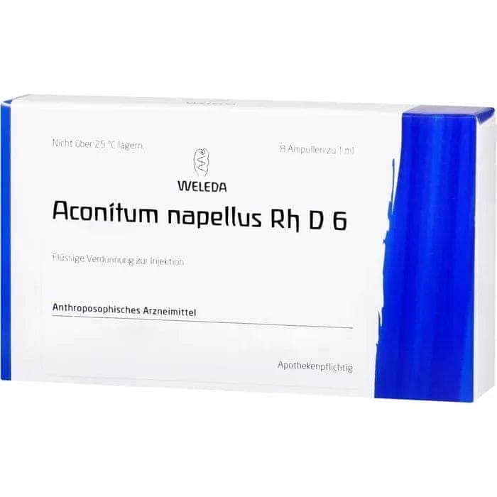 ACONITUM NAPELLUS ampoules, gastroenteritis, Anxiety, increased sensitivity to pain - UKDorf