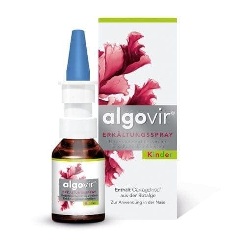 ALGOVIR children cold, carragelose nasal spray, red algae, iota carrageenan - UKDorf
