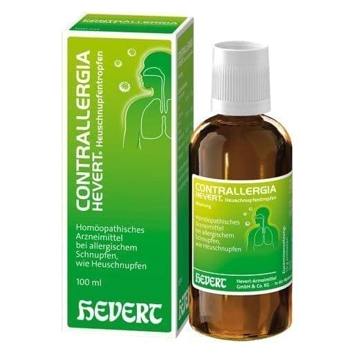 Allergic rhinitis treatment, Hay fever, CONTRALERGIA Hevert drops mixture - UKDorf