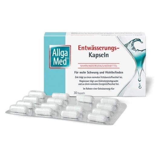 ALLGA MED drainage capsules, For more energy and well-being - UKDorf