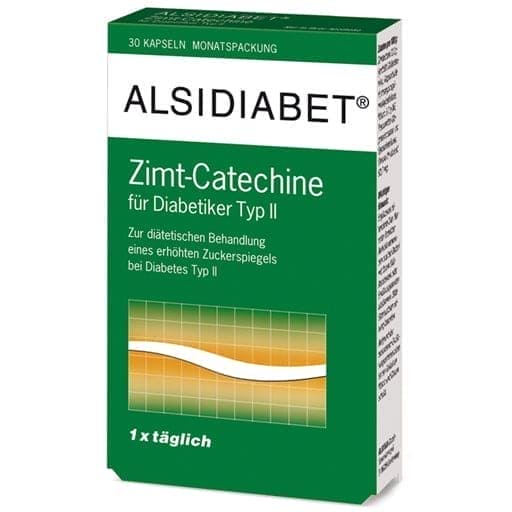 ALSIDIABET, cinnamon, catechins, type ii diabetes treatment capsules - UKDorf