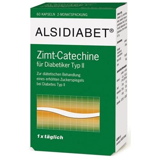 ALSIDIABET, cinnamon, catechins, type ii diabetes treatment capsules - UKDorf