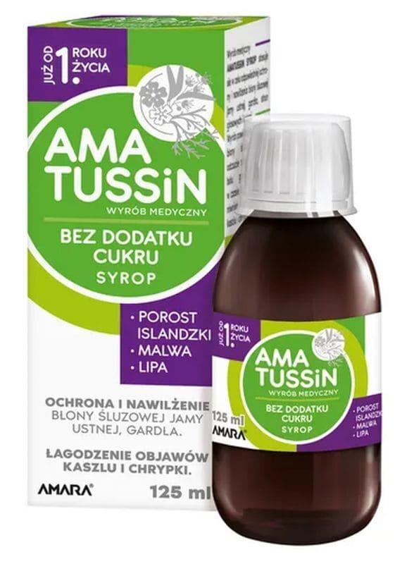 AMARA Amatussin syrup soothing cough and hoarseness - UKDorf