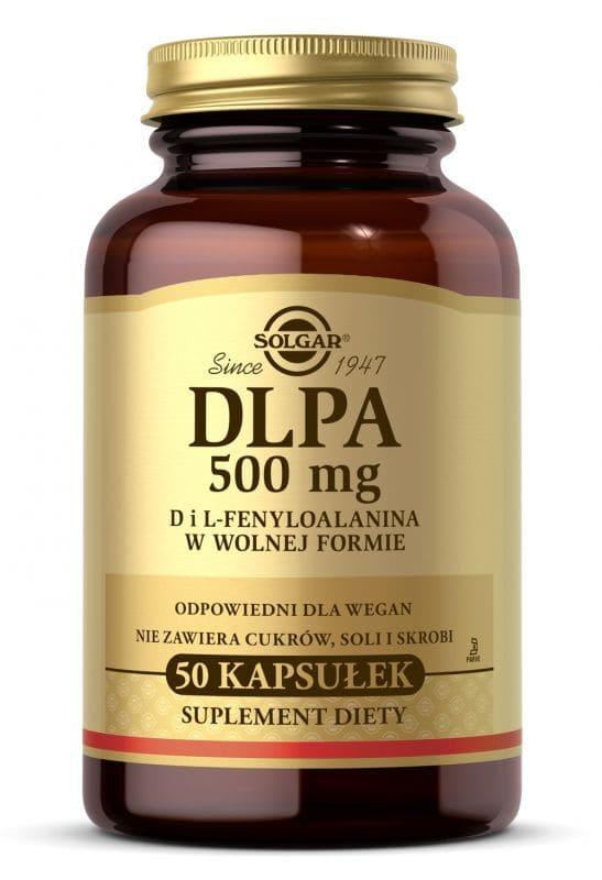 Amino acids D and L-phenylalanine, SOLGAR DLPA - UKDorf
