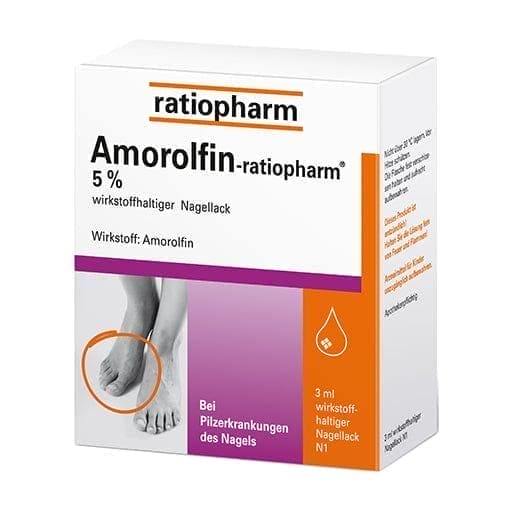 AMOROLFIN, amorolfine hydrochloride 5% nail polish containing active ingredients - UKDorf