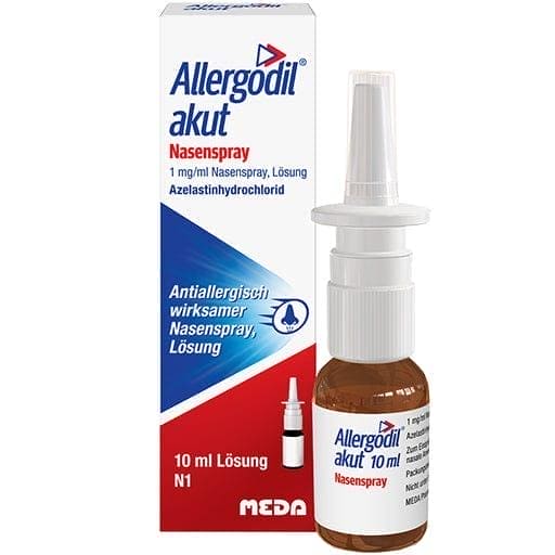 Antiallergic, antihistamine, hay fever, ALLERGODIL acute nasal spray - UKDorf