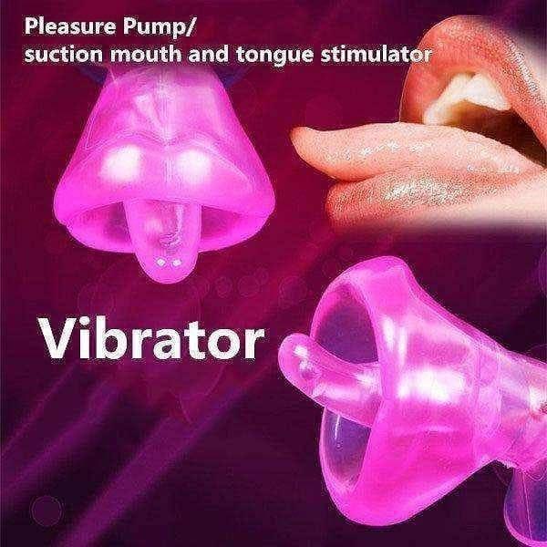 Aphrodisia Multi-speed Vacuum Sucker Licking Clitoral Breast Tongue Stimulator Vibrating Massager UK