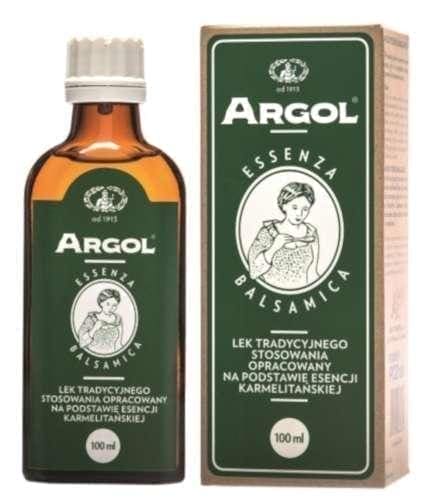 ARGOL ESSENZA BALSAMICA, mint, lemon balm, cinnamon, clove, thyme, lemon, nutmeg, coriander - UKDorf