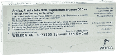 Arnica montana, Equisetum, field horsetail (equisetum arvense) ampoules - UKDorf