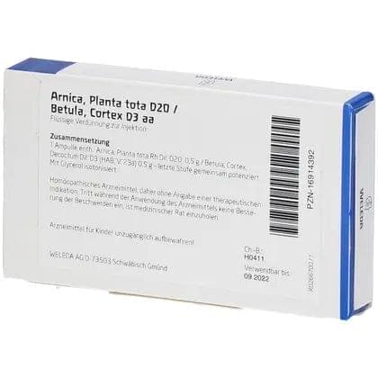 Arnica montana PLANTA tota, Betula Cortex ampoules, treatment of degenerative joint disease - UKDorf