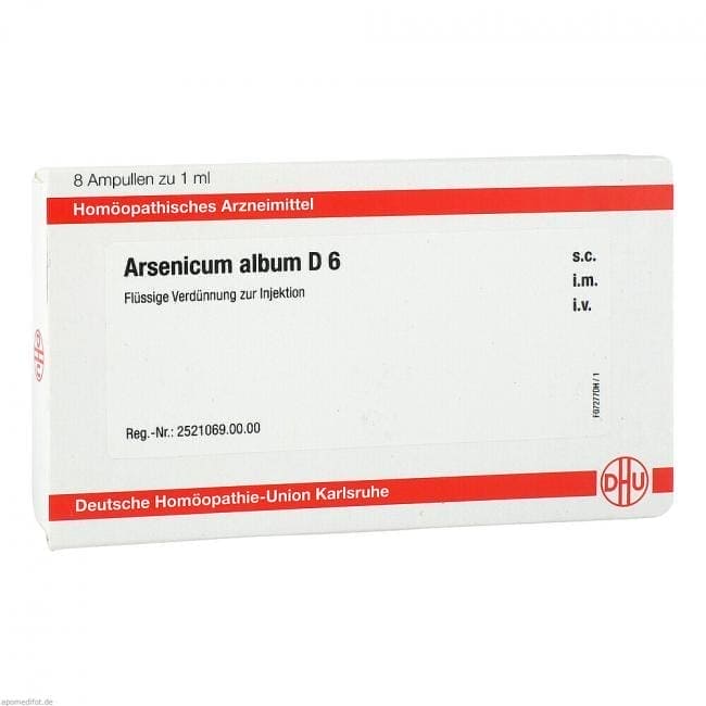 ARSENICUM ALBUM D 6 ampoules - UKDorf