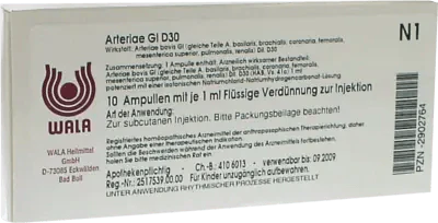 ARTERIAE GL D 30 ampoules - UKDorf